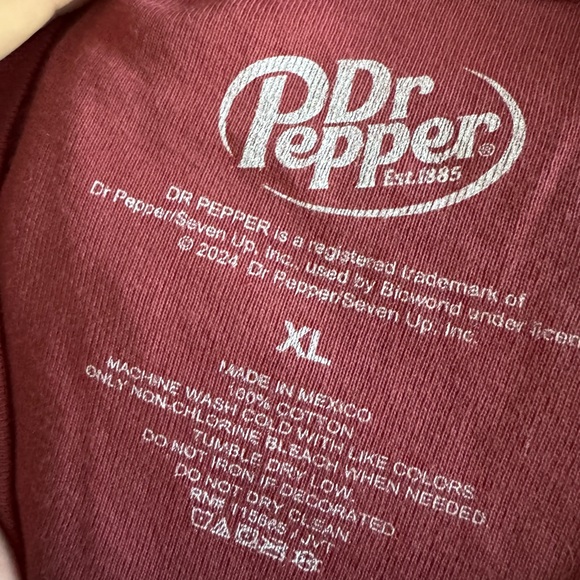 Soft cotton shirt Dr Pepper - Picture 2 of 3